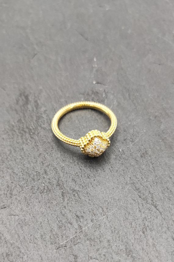 Anillo Oro y diamantes compromiso