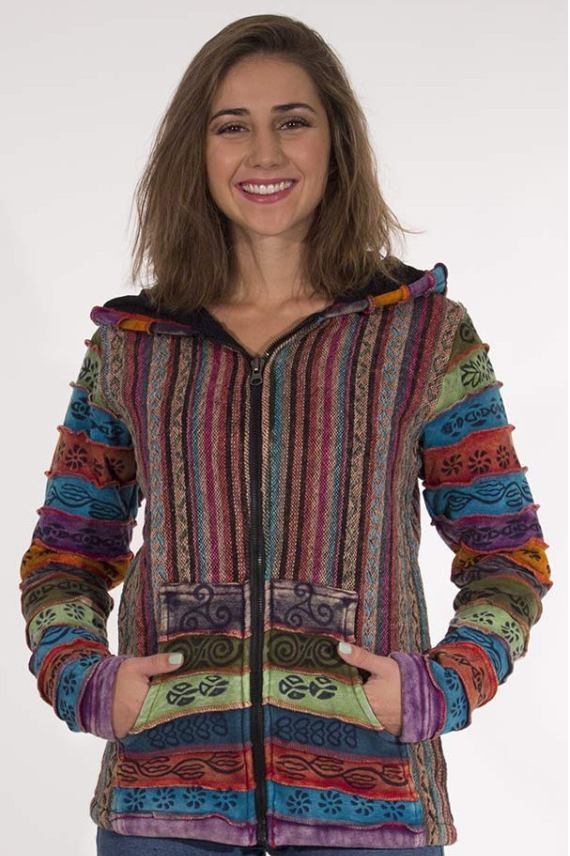 Chaqueta algodon zip doblada polar gueri capucha Chaqueta algodon zip doblada polar gueri capucha