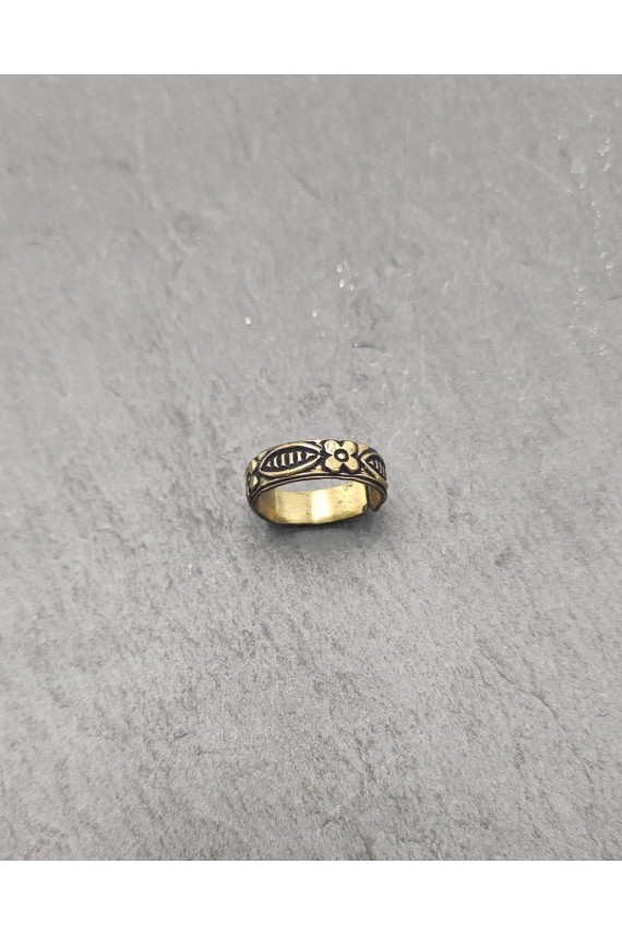 Anillo Midi Bronce Flor Anillo Midi Bronce Flor