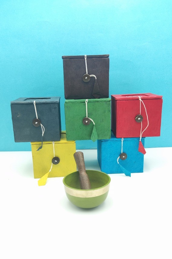 Cuenco Tibetano Chakras Mini