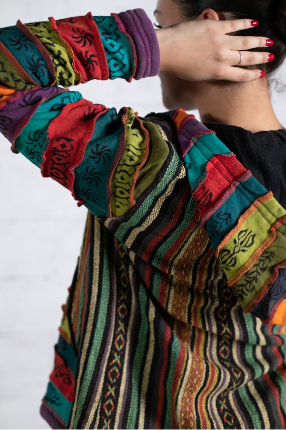 Chaqueta algodon zip doblada polar gueri capucha Chaqueta algodon zip doblada polar gueri capucha