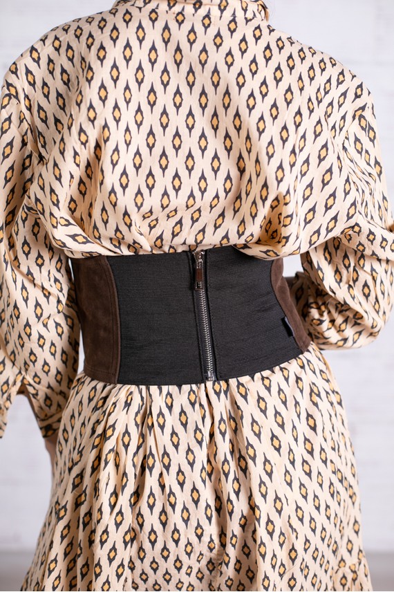 Cinturón Elástico Ancho Cordón Acordeón