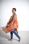 Chaleco Pashmina Arte Nómada Bordado con Flecos