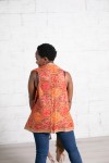 Chaleco Pashmina Arte Nómada Bordado con Flecos