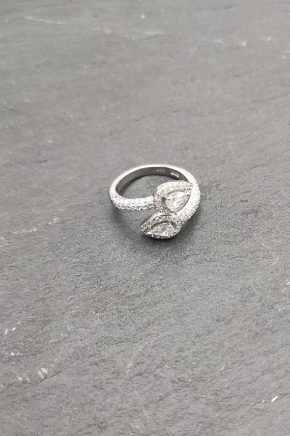 Anillo plata gotas entrelazadas Anillo plata gotas entrelazadas
