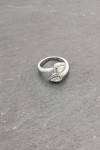 Anillo plata gotas entrelazadas