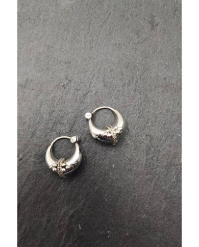 Aros Gitanos plata Talos 12 mm