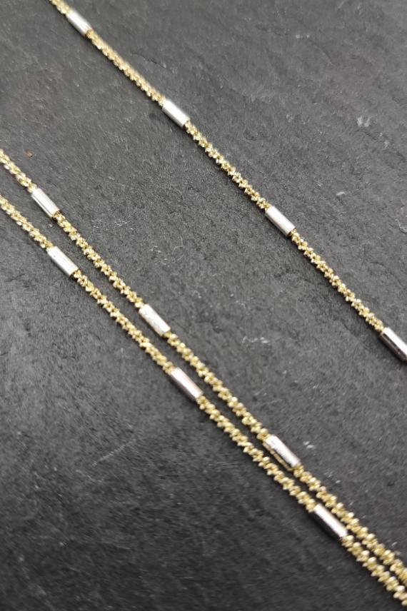 Cadena plata bicolor Thomas