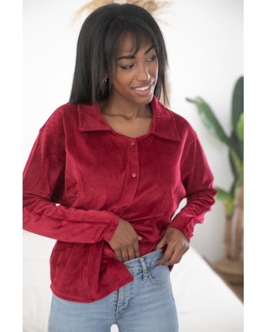 Sobrecamisa terciopelo Lucía Sobrecamisa terciopelo Lucía