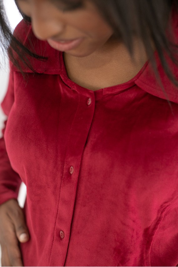 Sobrecamisa terciopelo Lucía Sobrecamisa terciopelo Lucía