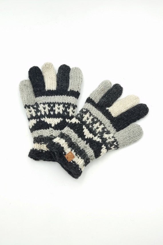 Guantes Lana y polar Vintage