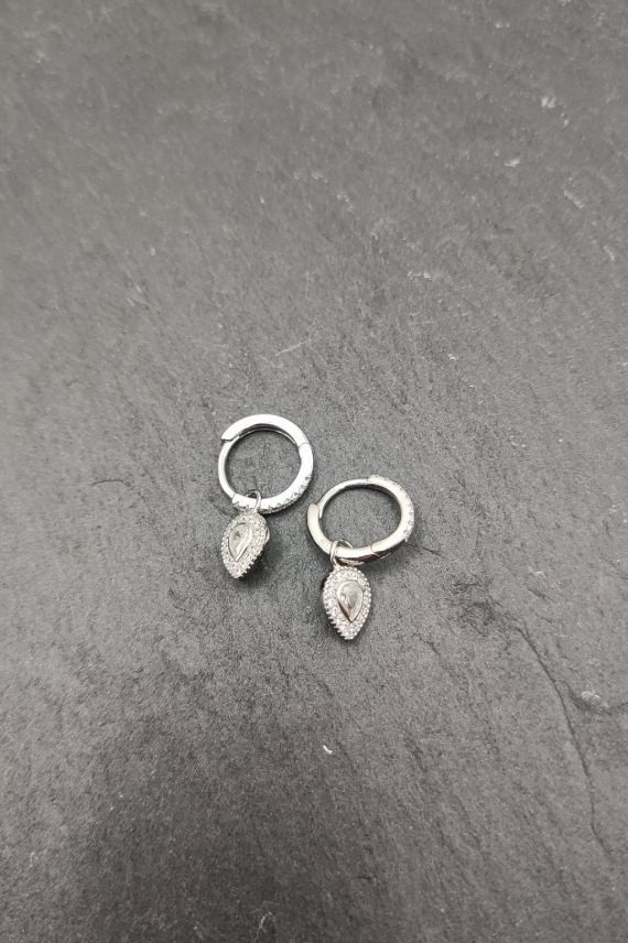 Pendientes plata Marhaba