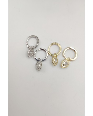 Pendientes plata Marhaba