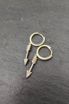 Pendientes plata Hoop and Arrow