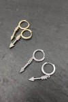 Pendientes plata Hoop and Arrow