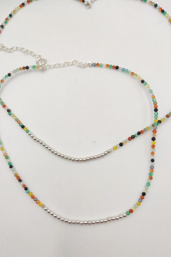 Collar gargantilla plata Paraíso plateado Collar gargantilla plata Paraíso plateado