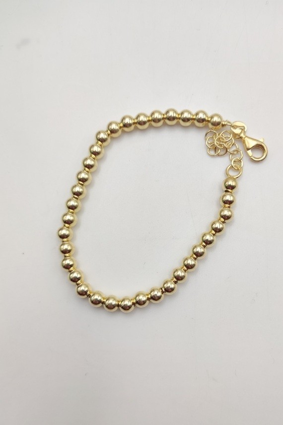 Pulsera dorada bolas Maneskin Pulsera dorada bolas Maneskin