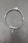 Pulsera Plata pluma Bali