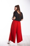 Pantalón Brahim Rojo Palazzo