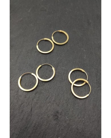 Aro plata Oro plano Meichosi