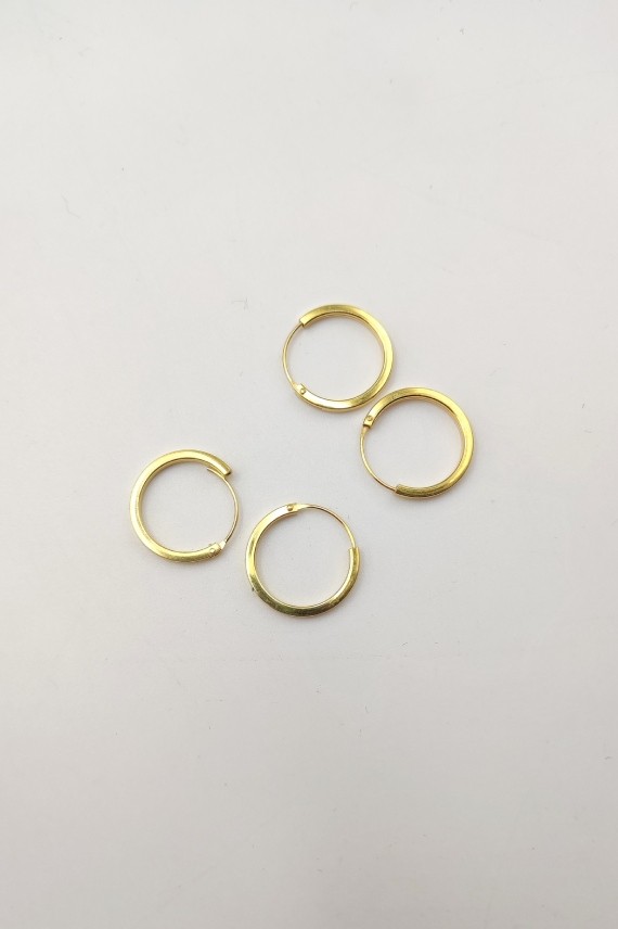 Aro plata Oro plano Meichosi Aro plata Oro plano Meichosi