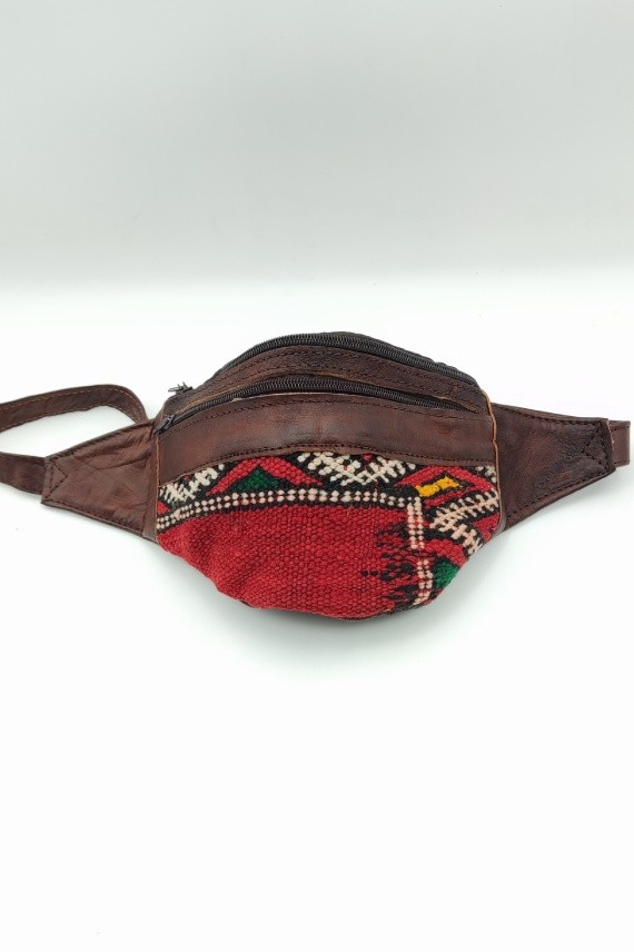 Riñonera-Faltriquera Noa Marrón Kilim Riñonera-Faltriquera Noa Marrón Kilim