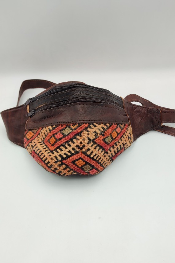 Riñonera-Faltriquera Noa Marrón Kilim Riñonera-Faltriquera Noa Marrón Kilim