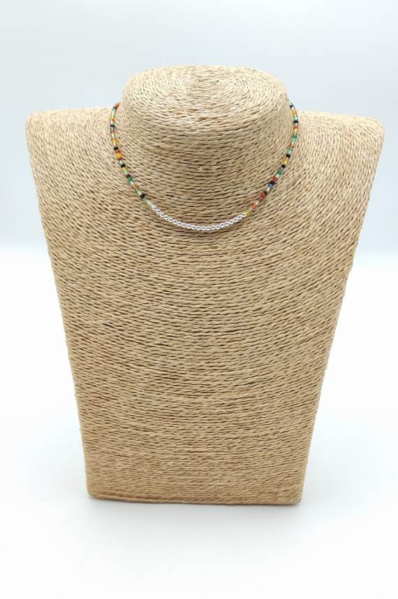 Collar gargantilla plata Paraíso plateado Collar gargantilla plata Paraíso plateado