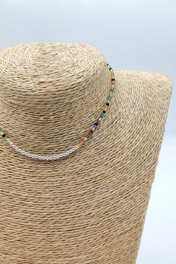 Collar gargantilla plata Paraíso plateado Collar gargantilla plata Paraíso plateado