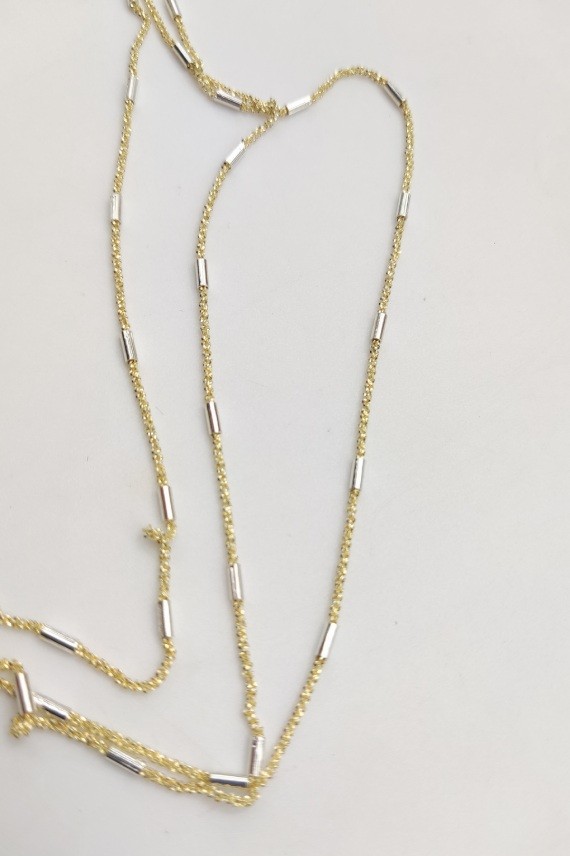 Cadena plata bicolor Thomas