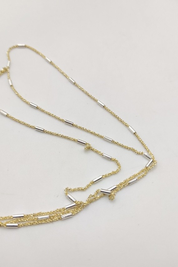 Cadena plata bicolor Thomas