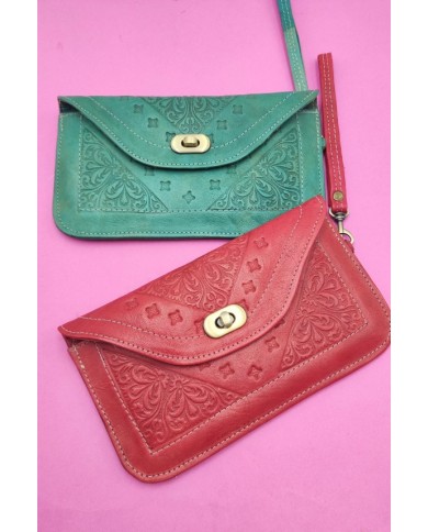 Bolso Cartera Piel Casablanca