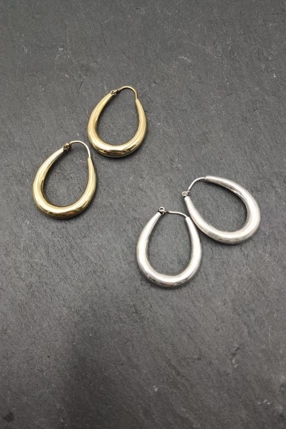 Aros Gota lisos gruesos Finesse Aros Gota lisos gruesos Finesse