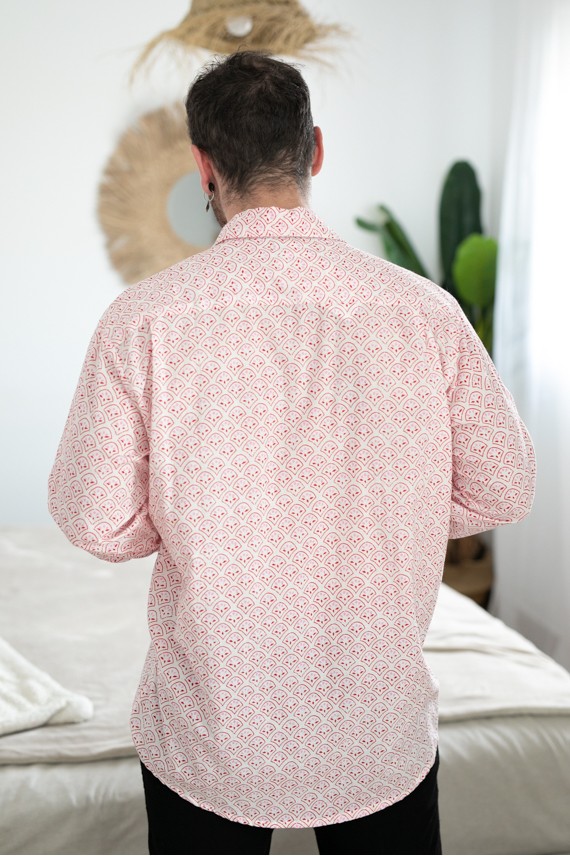 Camisa Manga Larga Block Cotton Padmé