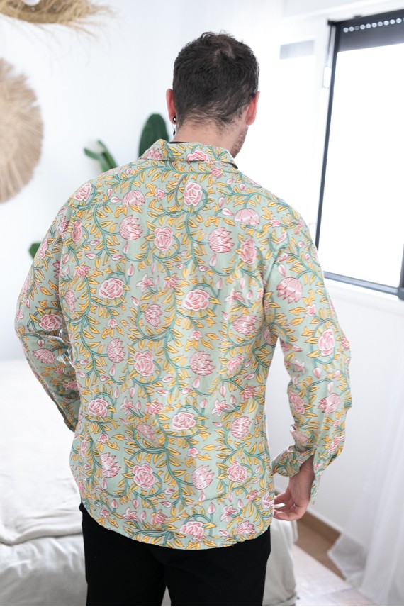 Camisa Manga Larga Block Cotton Windu