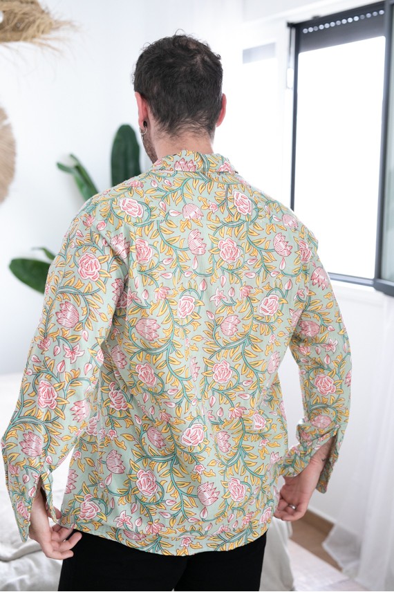 Camisa Manga Larga Block Cotton Windu