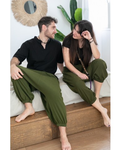 Pantalón Sarouel Haren liso Pantalón Sarouel Haren liso