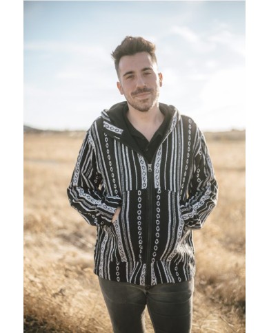 Chaqueta Gueri Tribal Noche Blanca