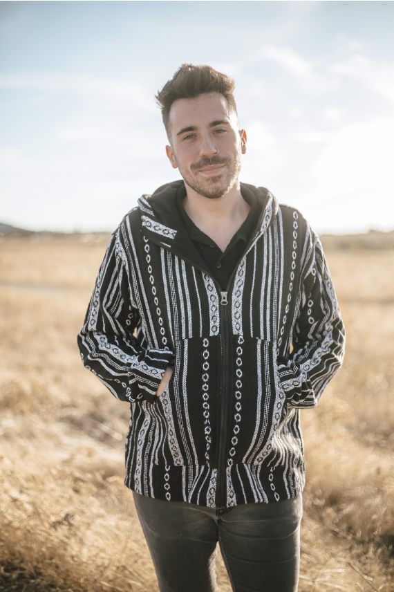 Chaqueta Gueri Tribal Noche Blanca