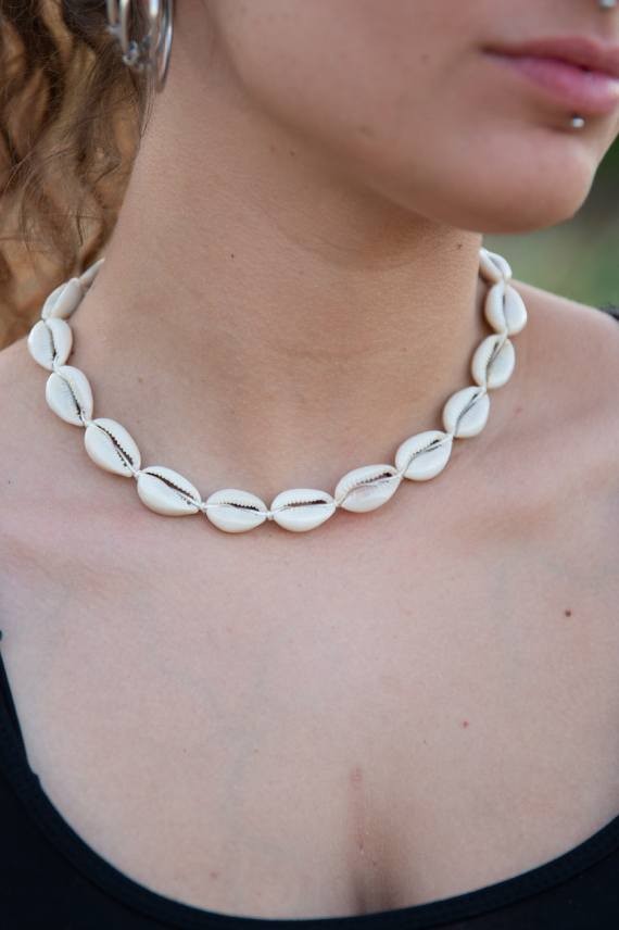 Collar Cuentas Cauri Vetusta Collar Cuentas Cauri Vetusta