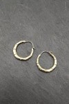 Pendientes aro Bambú oro Ballestilla