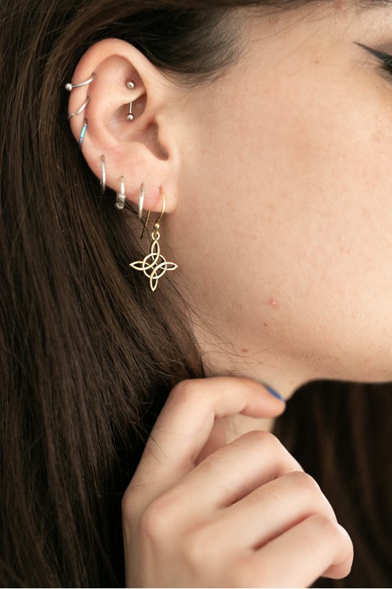 Pendientes Nudo celta de brujas Pendientes Nudo celta de brujas