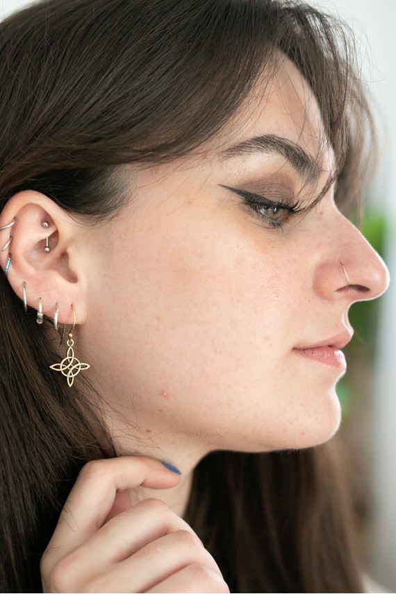 Pendientes Nudo celta de brujas Pendientes Nudo celta de brujas