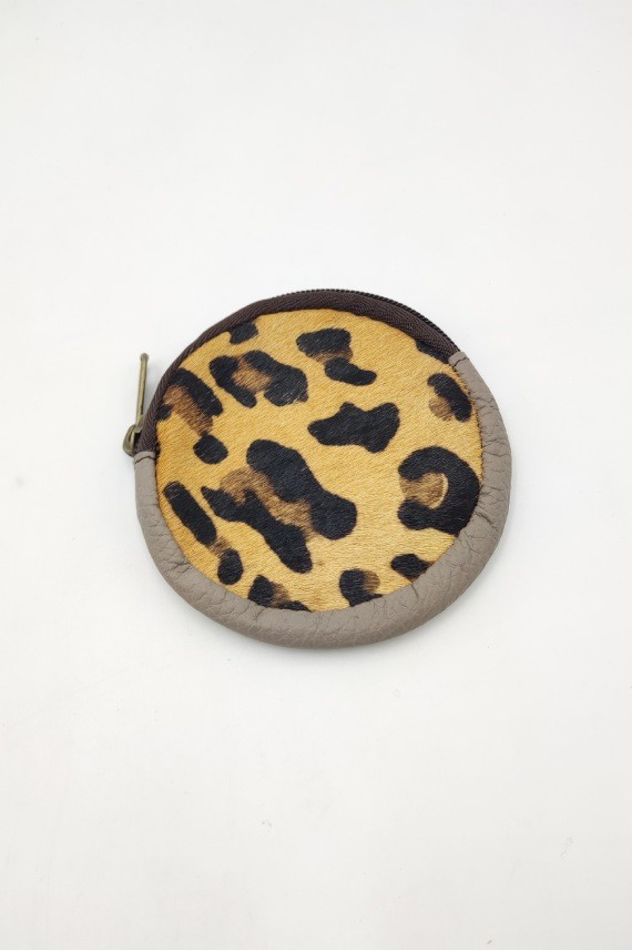 Monedero Redondo Coin Purse Animal Print Soruka
