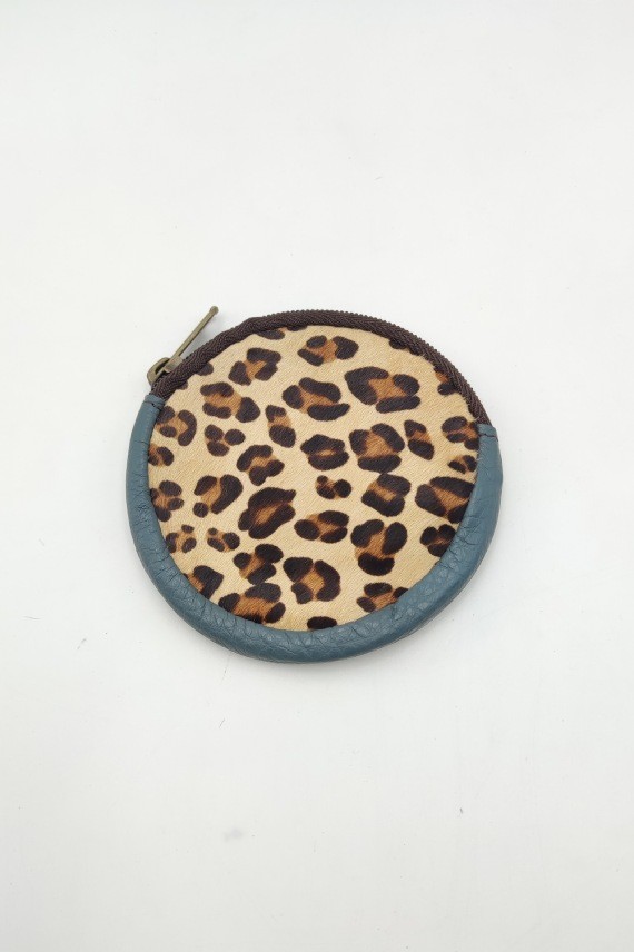 Monedero Redondo Coin Purse Animal Print Soruka