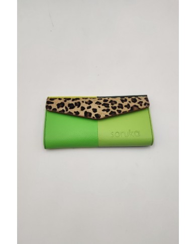 Cartera Judith Green Leopard by Soruka Cartera Judith Green Leopard by Soruka