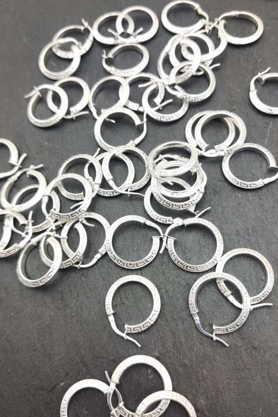 Aros Plata Greca finos Aros Plata Greca finos