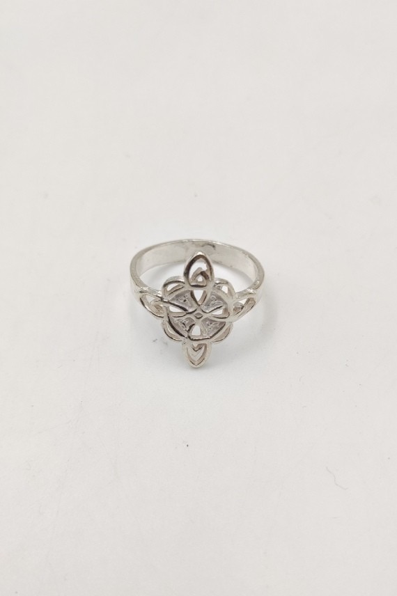Anillo plata Nudo de brujas