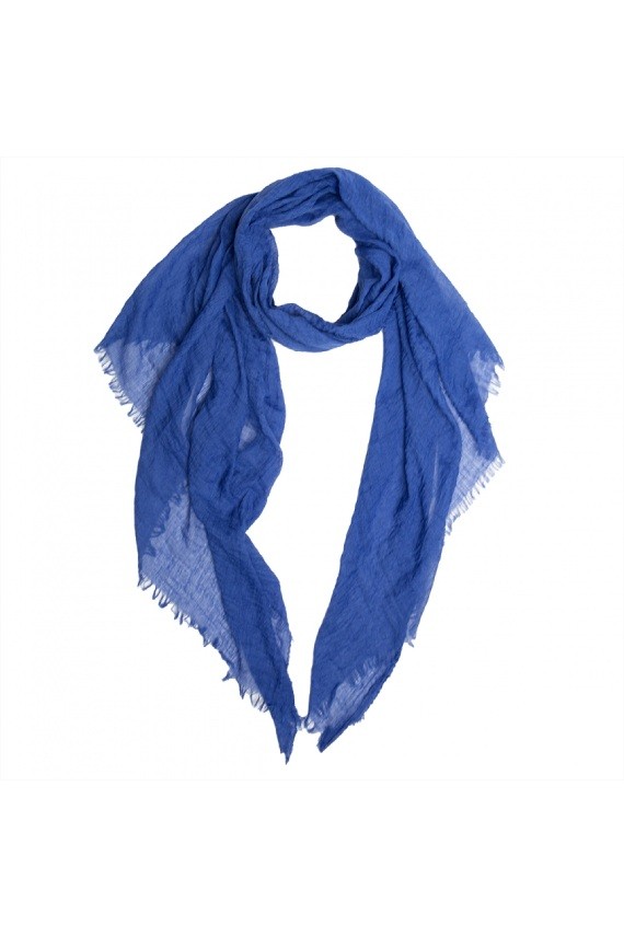 Pañuelo foulard liso unisex gama azules