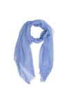 Pañuelo foulard liso unisex gama azules